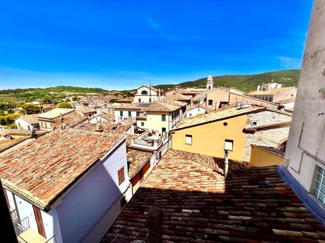Апартаменты Paulis - Semiattico In Pieno Centro A Sirolo, Con Meravigliosa Vista Mare Экстерьер фото